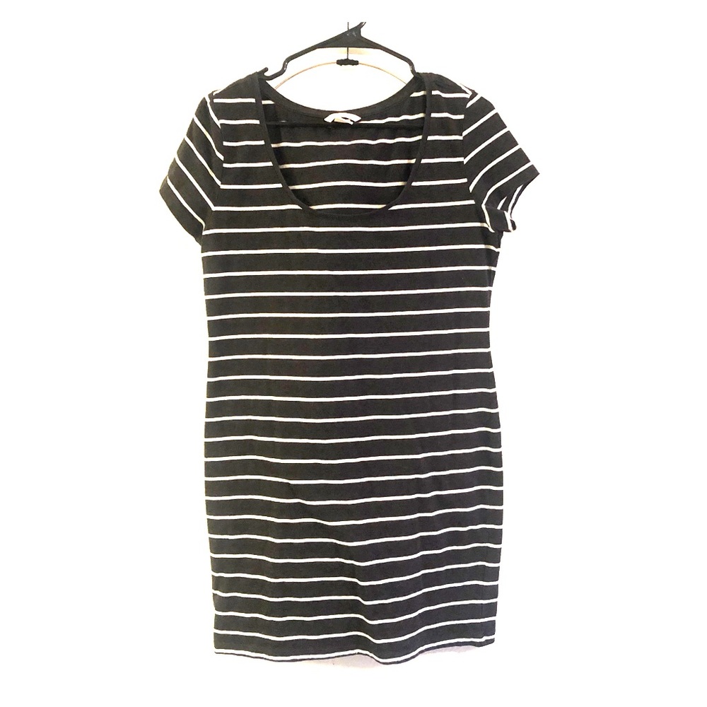H&M Striped T-shirt Dress